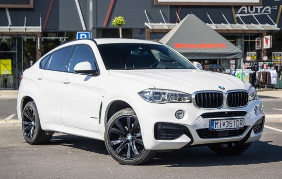 BMW X6 xDrive30d A/T, 190kW (2015) / AJ NA SPLÁTKY / PROTIÚČET / 2015 bílá