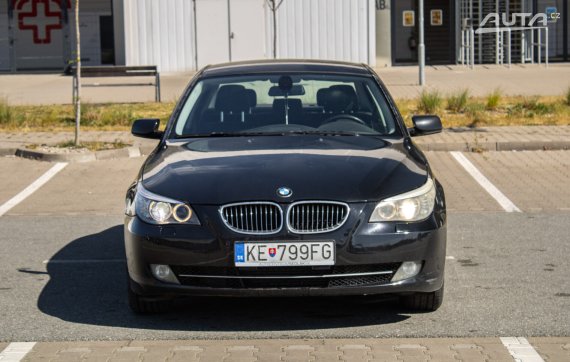 BMW Rad 5 525d / 145kw / A6 / AJ NA SPLÁTKY / PROTIÚČET 2007 černá