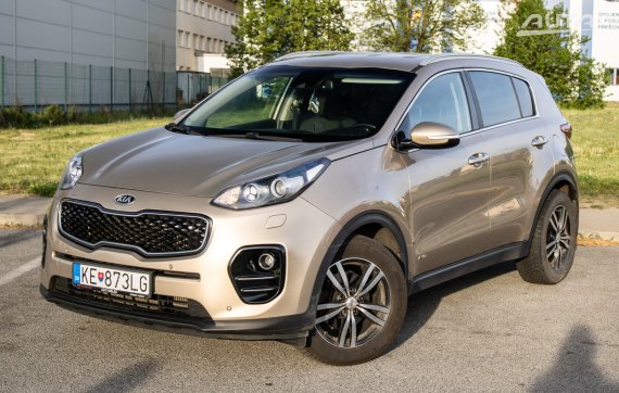 Kia Sportage 2.0 CRDi Gold 4WD A/T, 100kW (2017) / AJ NA SPLÁTKY / PROTIÚČET / 2017 šedá