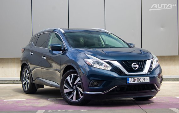 Nissan Murano Platinum AWD / AJ NA SPLÁTKY / PROTIÚČET / 2018 modrá