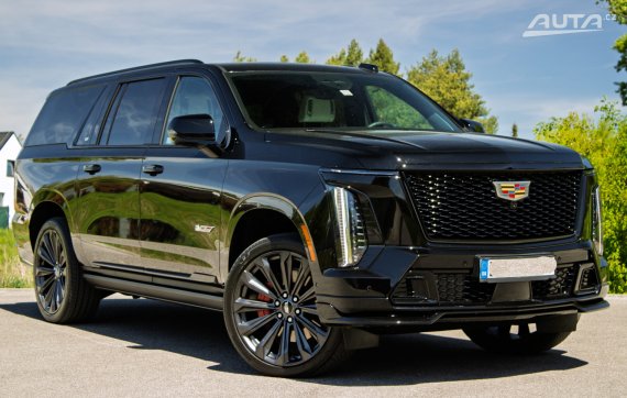 Cadillac Escalade ESV-V 509kW / NA SPLÁTKY / NA PROTIÚČET 2025 černá