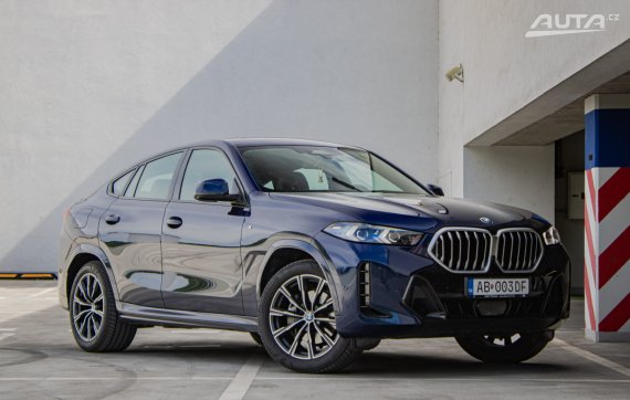 BMW X6 xDrive 30d mHEV AT8 210kW M Sport / NA SPLÁTKY / NA PROTIÚČET 2024 modrá