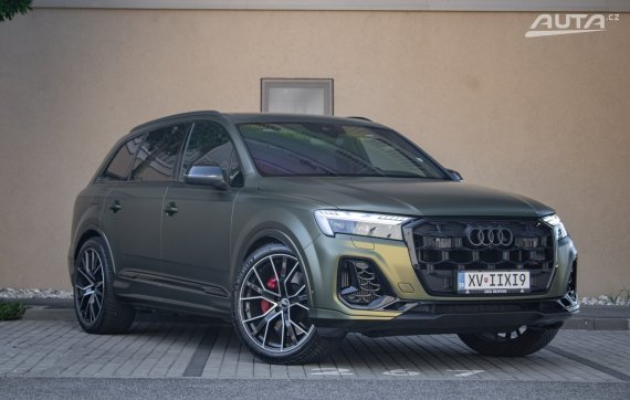 Audi SQ7 TFSI quattro A/T 8 / ZÁRUKA 5 ROKOV / ADVANCED PODVOZOK / 7 MIEST / 2025 zelená