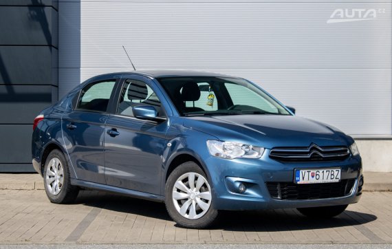 Citroën C-Elysée 1.2 VTi PureTech Exclusive / 53kW / M5 / ZÁRUKA / AJ NA SPLÁTKY / PROTIÚČET 2014 modrá