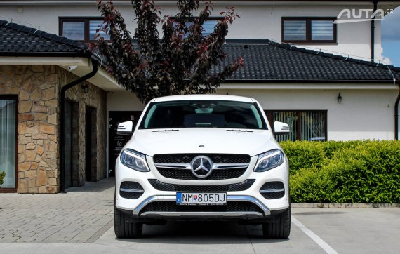 Mercedes-Benz GLE Kupé 350d 190kW 4MATIC AT9 / AJ NA SPLÁTKY / PROTIÚČET / 2016 bílá