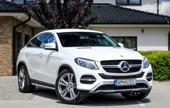Mercedes-Benz GLE Kupé 350d 190kW 4MATIC AT9 / AJ NA SPLÁTKY / PROTIÚČET / 2016 bílá