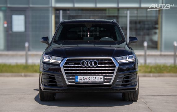 Audi Q7 50 TDI quattro tiptronic 8-st, 210kW / AJ NA SPLÁTKY / PROTIÚČET / 2018 černá