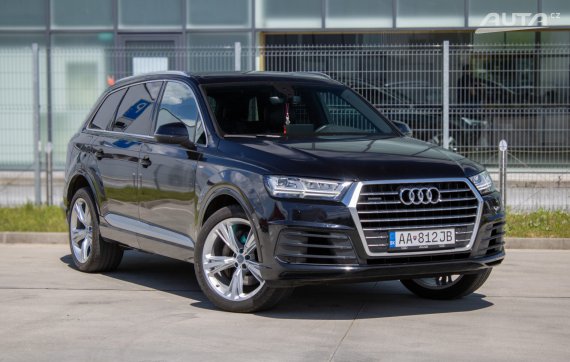 Audi Q7 50 TDI quattro tiptronic 8-st, 210kW / AJ NA SPLÁTKY / PROTIÚČET / 2018 černá
