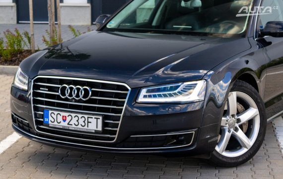 Audi A8 3.0 TDI V6 Quattro Tiptronic / TOP STAV / Aj na splátky / Aj protiúčet / 2017 modrá