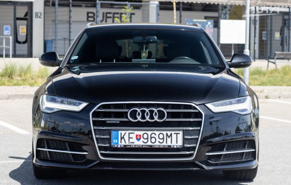 Audi A6 Avant 3.0 TDI quattro S tronic S line, 160 kW (2016) / AJ NA SPLÁTKY / PROTIÚČET / 2016 černá