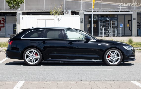 Audi A6 Avant 3.0 TDI quattro S tronic S line, 160 kW (2016) / AJ NA SPLÁTKY / PROTIÚČET / 2016 černá