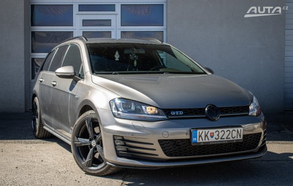 Volkswagen Golf Variant GTD 2.0 TDI BMT 184k, 135kW, M6, 5d. /AJ NA SPLÁTKY/PROTIÚČET 2015 šedá