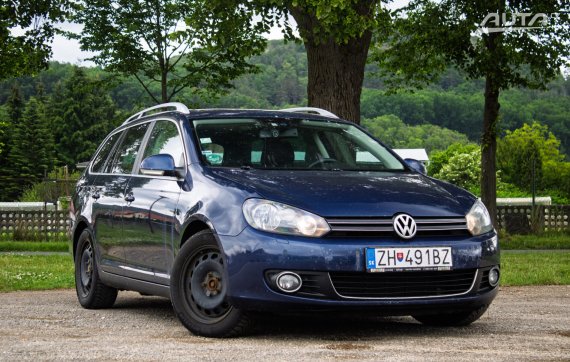 Volkswagen Golf Variant 2.0 TDI DSG 103kW AT6 / NA SPLÁTKY / NA PROTIÚČET 2012 modrá