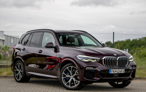 BMW X5 xDrive30d A/T 2019 fialová