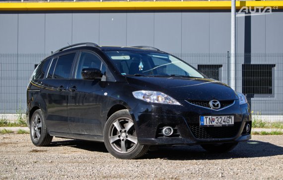 Mazda 5 MZR-CD 81kW MT6 / NA SPLÁTKY / NA PROTIÚČET 2010 černá