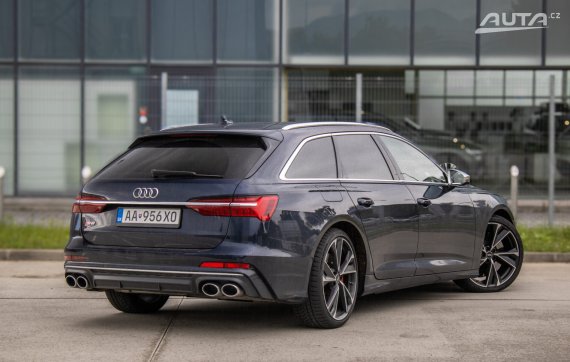 Audi S6 Avant Diesel+HEV Quattro AT/8 253kW / AJ NA SPLÁTKY / PROTIÚČET 2022 modrá