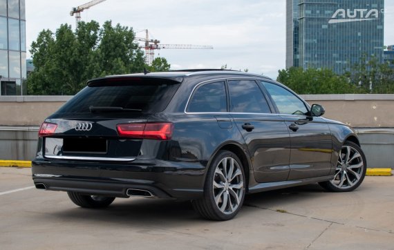 Audi A6 Avant 3.0 TDI 160kw A7 AJ NA SPLÁTKY / PROTIÚČET 2015 černá