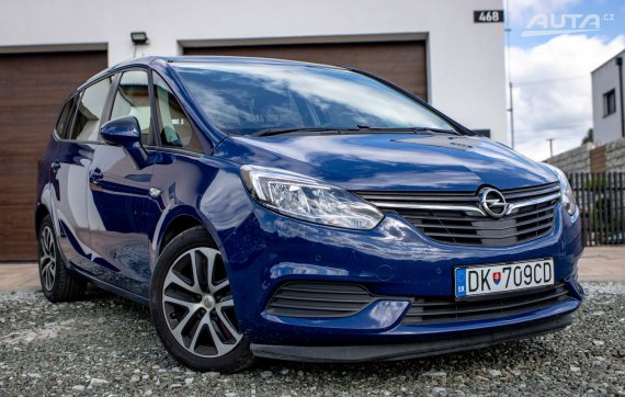 Opel Zafira TOURER 96kW 7-Miestne AT/6 / AJ NA SPLÁTKY / PROTIÚČET 2018 modrá