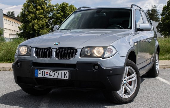 BMW X3 xDrive30d, 160kW (2006) / AJ NA SPLÁTKY / PROTIÚČET / 2006 šedá