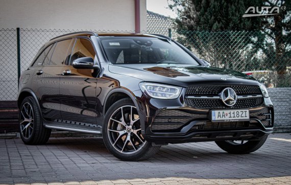 Mercedes-Benz GLC SUV 300 mHEV 4MATIC A/T, AMG Night packet / ZÁRUKA / AJ NA SPLÁTKY / PROTIÚČET / 2022 černá