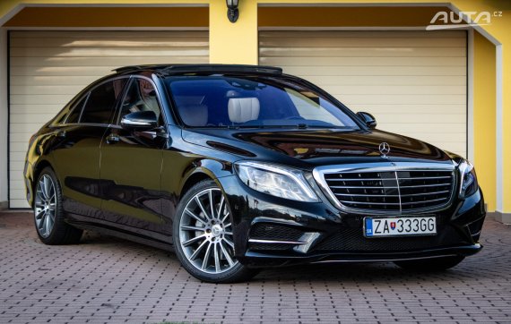 Mercedes-Benz S 350d L 4Matic 190kw AT/7 2015 / AJ NA SPLÁTKY / PROTIÚČET 2015 černá
