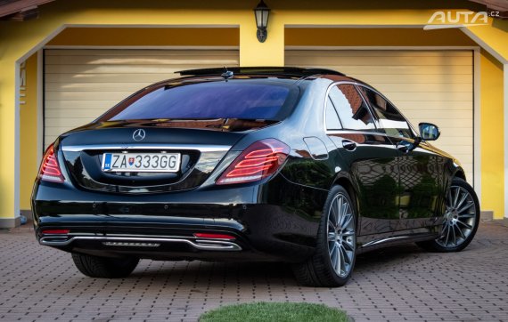 Mercedes-Benz S 350d L 4Matic 190kw AT/7 2015 / AJ NA SPLÁTKY / PROTIÚČET 2015 černá