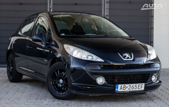 Peugeot 207 70kW (2009) / AJ NA SPLÁTKY / PROTIÚČET / 2009 černá