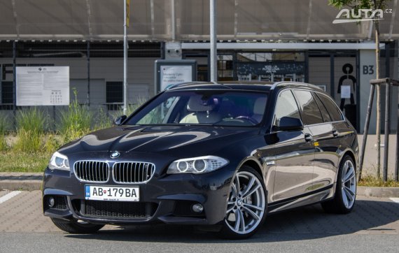 BMW Rad 5 Touring 535d xDrive M Sport / 230kw / A8 / ZÁRUKA / AJ NA SPLÁTKY / PROTIÚČET 2012 - hlavní pohled