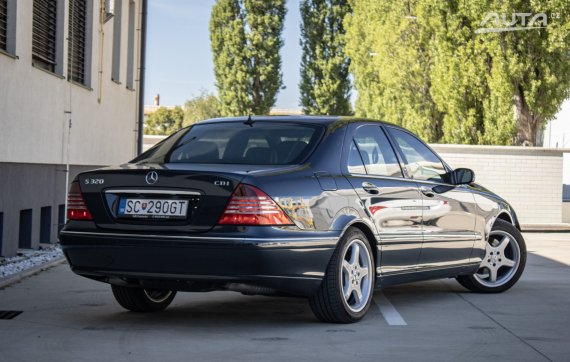 Mercedes-Benz S trieda Sedan S320 CDI AT5 150kW Airmatic / AJ NA SPLÁTKY / PROTIÚČET 2005 černá