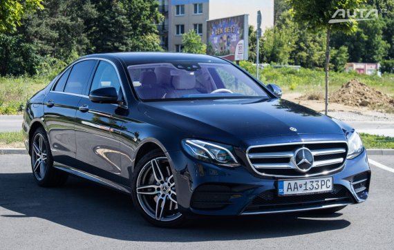 Mercedes-Benz E trieda Sedan 450 4MATIC A/T, 270kW (2019) / AJ NA SPLÁTKY / PROTIÚČET / 2019 modrá