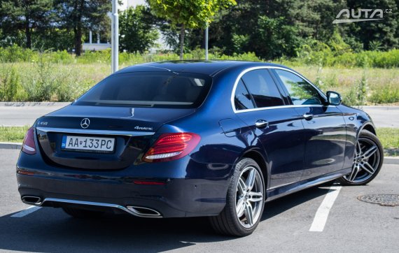 Mercedes-Benz E trieda Sedan 450 4MATIC A/T, 270kW (2019) / AJ NA SPLÁTKY / PROTIÚČET / 2019 modrá