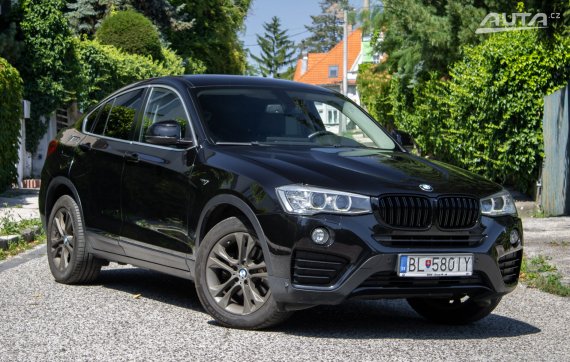 BMW X4 xDrive 20d A/T / AJ NA SPLÁTKY / PROTIÚČET / 2015 černá