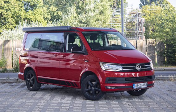 Volkswagen California 2.0 TDI BMT Beach 110kW MT6 / NA SPLÁTKY / NA PROTIÚČET 2017 červená