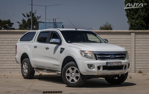 Ford Ranger 2.2 TDCi Duratorq 4x4 DoubleCab Limited / AJ NA SPLÁTKY / PROTIHODNOTA / 2015 bílá