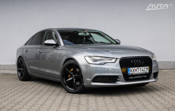 Audi A6 3.0 TDI quattro S tronic / 180kW / A7 / ZÁRUKA / AJ NA SPLÁTKY / PROTIÚČET 2013 šedá