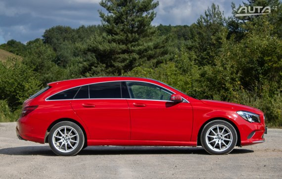 Mercedes-Benz CLA Shooting Brake 220d / 125kW / A7 / ZÁRUKA / AJ NA SPLÁTKY / PROTIÚČET 2018 červená