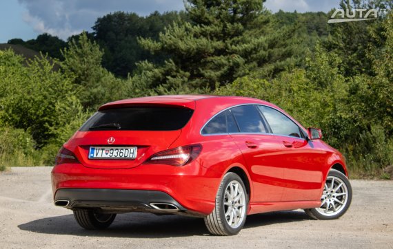 Mercedes-Benz CLA Shooting Brake 220d / 125kW / A7 / ZÁRUKA / AJ NA SPLÁTKY / PROTIÚČET 2018 červená