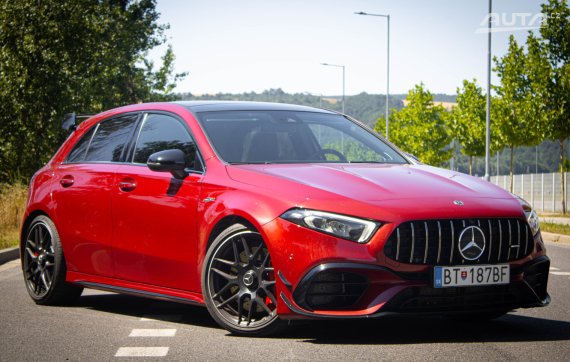 Mercedes-Benz A trieda AMG 45 S 4MATIC+ 2021 červená
