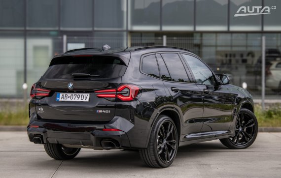 BMW X3 M40i mHEV AT 265kW360HP A8 / AJ NA SPLÁTKY / PROTIÚČET 2024 černá