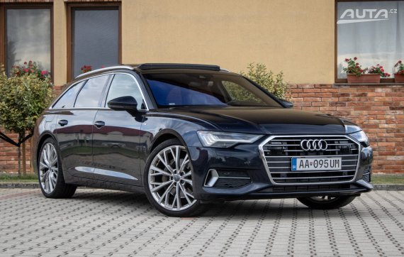 Audi A6 Avant 50 3.0 TDI mHEV S-line Quattro Tiptronic / AJ NA SPLÁTKY / PROTÚČET / 2019 modrá