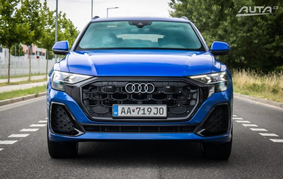 Audi Q8 Quattro 210kW / AJ NA SPLÁTKY / PROTIÚČET 2024 modrá