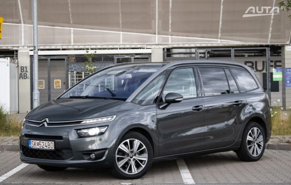Citroën C4 Grand Picasso BlueHDi Exclusive / 110kW / A6 / ZÁRUKA / AJ NA SPLÁTKY / PROTIÚČET 2017 - hlavní pohled