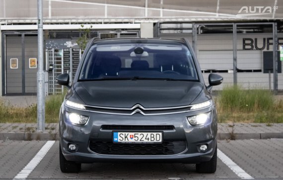 Citroën C4 Grand Picasso BlueHDi Exclusive / 110kW / A6 / ZÁRUKA / AJ NA SPLÁTKY / PROTIÚČET 2017 šedá