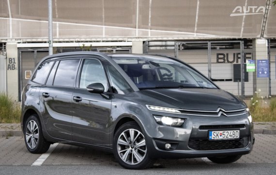 Citroën C4 Grand Picasso BlueHDi Exclusive / 110kW / A6 / ZÁRUKA / AJ NA SPLÁTKY / PROTIÚČET 2017 šedá