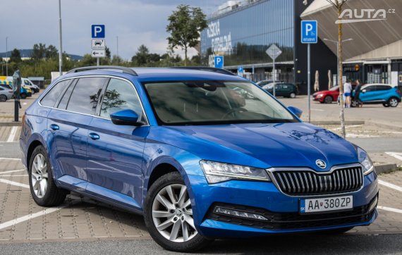Škoda Superb Combi 2.0 TDI, 110kW (2020) / AJ NA SPLÁTKY / PROTIÚČET / 2020 modrá
