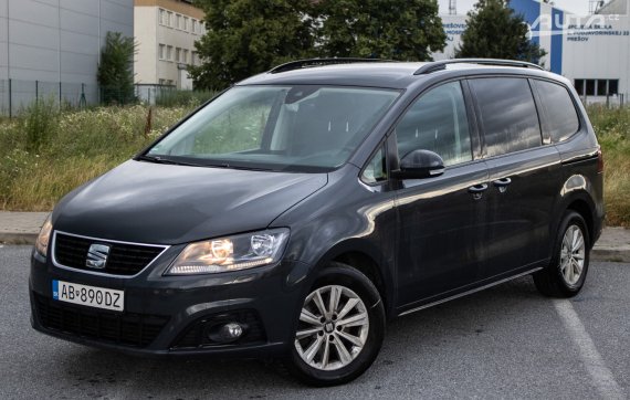 Seat Alhambra 2.0 TDI 4x4 DSG, 130kW (2019) / AJ NA SPLÁTKY / PROTIÚČET / 2019 šedá