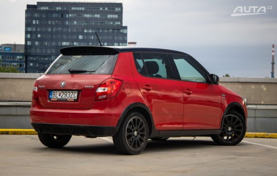 Škoda Fabia 1.6 TDI Monte Carlo, 55kW, M5 / AJ NA SPLÁTKY / PROTIÚČET / 2014 červená