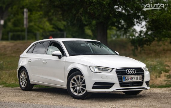 Audi A3 Sportback 2.0 TDI DPF 110kW MT6 / NA SPLÁTKY / NA PROTIÚČET 2015 bílá