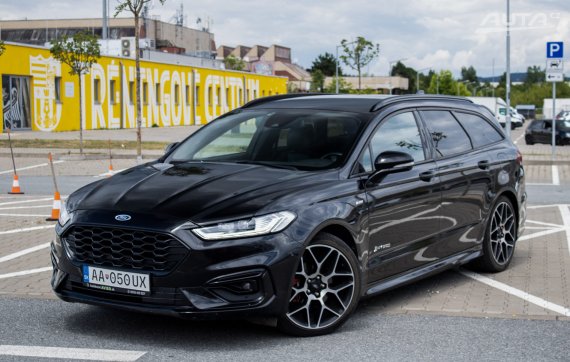 Ford Mondeo Combi 2.0 Hybrid ST-line eCVT, 138kW (2020) / AJ NA SPLÁTKY / PROTIÚČET / 2020 - hlavní pohled