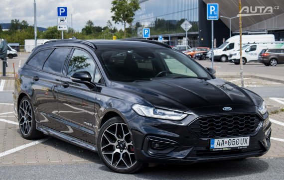 Ford Mondeo Combi 2.0 Hybrid ST-line eCVT, 138kW (2020) / AJ NA SPLÁTKY / PROTIÚČET / 2020 černá